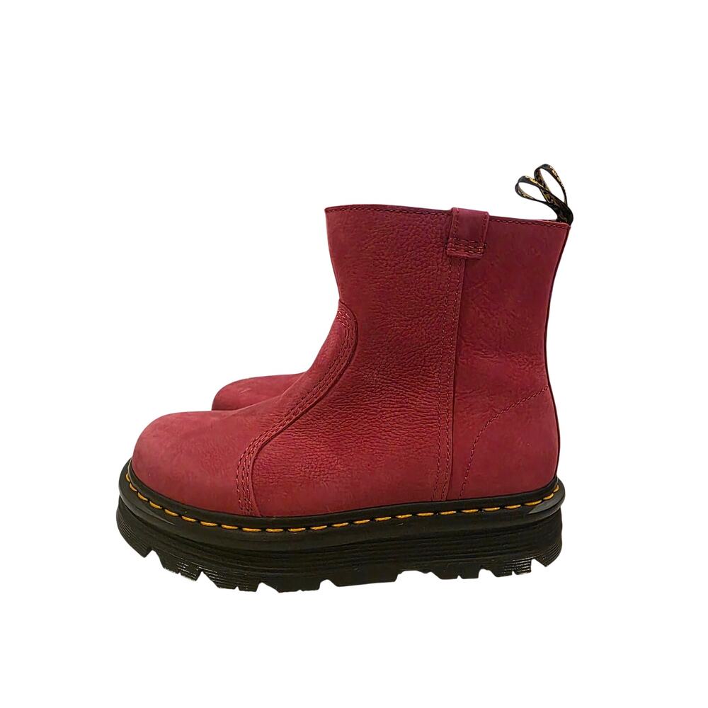Dr Martens Zebzag Rigger Fuchsia Pink Platform Boots Womens 8 42022650